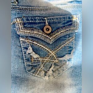 Amethyst Jeans Women's Light Blue Denim Jeggings New With Tags size 0 Juniors